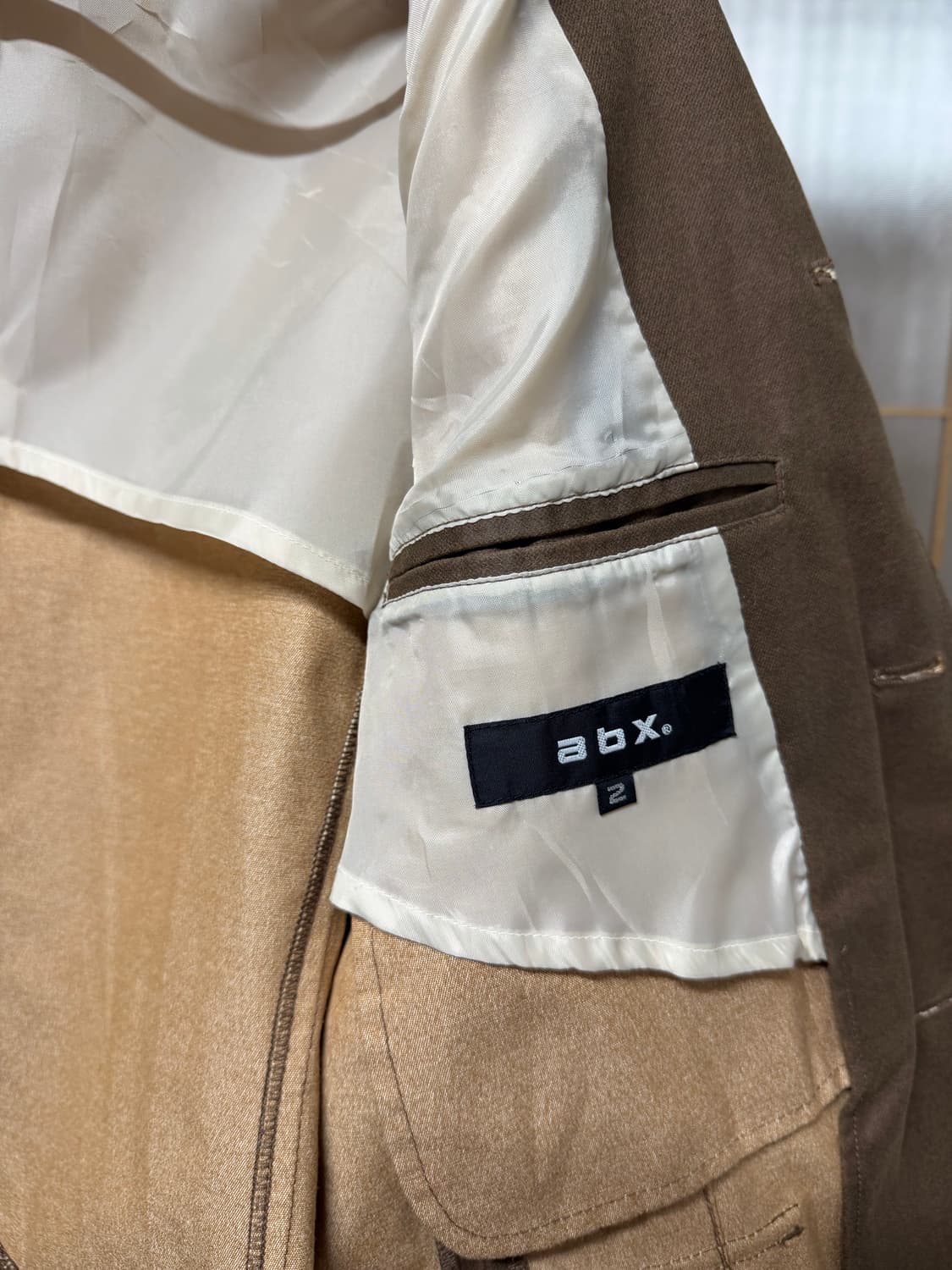 A.B.X 워크 블레이저 자켓 브라운 상품이미지4