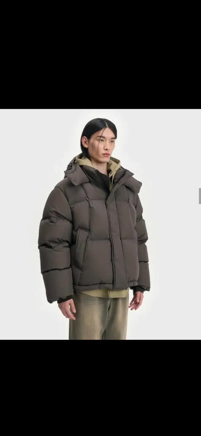 25FW 벨리에 크로스라인 후디스 구스다운 딥브라운 04 100size 상품이미지2