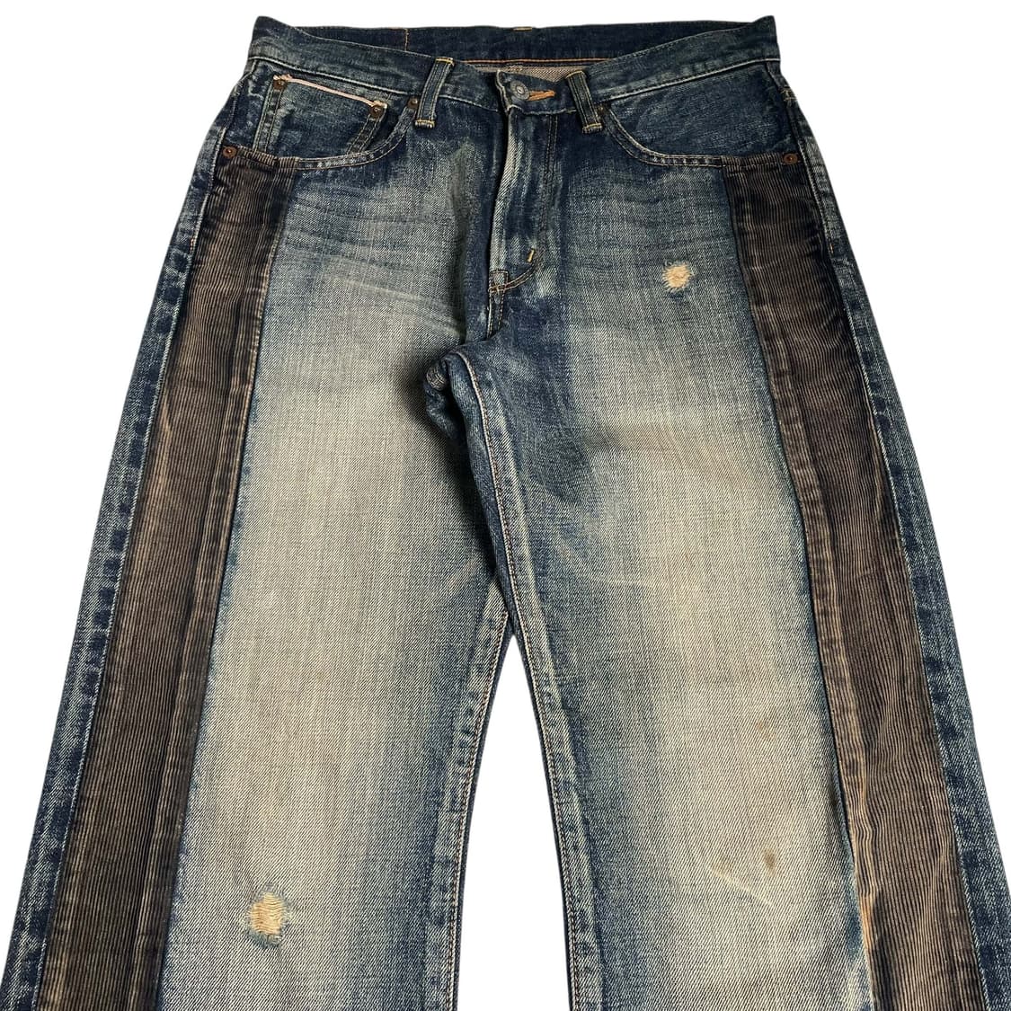 Edwin 브라운 코듀로이&데님 팬츠 상품이미지3