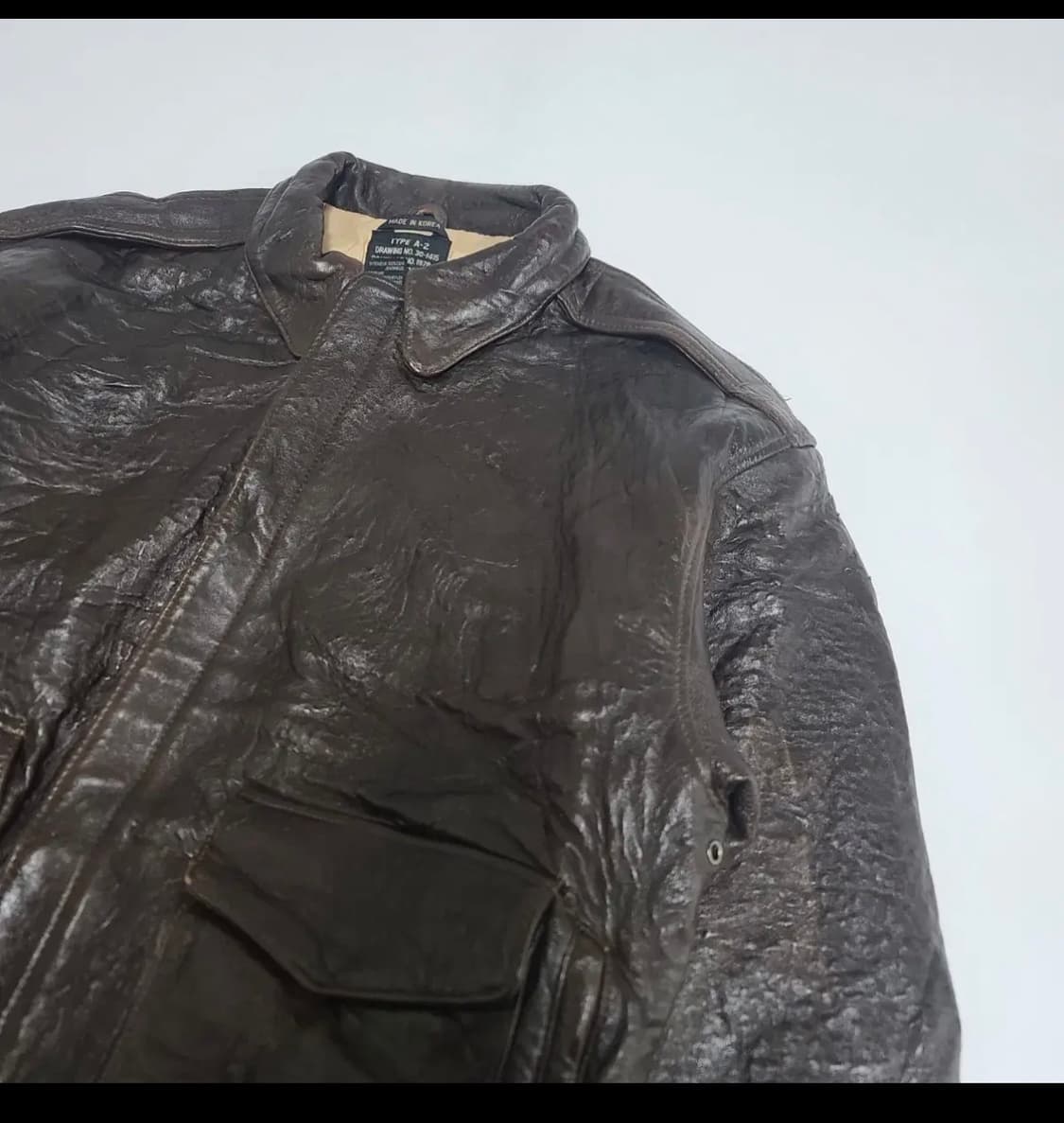 아비렉스 a2 레더자켓 상품이미지3