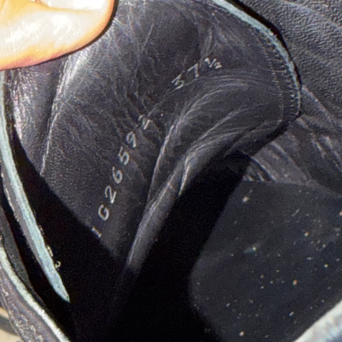 샤넬 여성 로고 가죽 단화 스니커즈 37.5 (여성 245) 상품이미지10