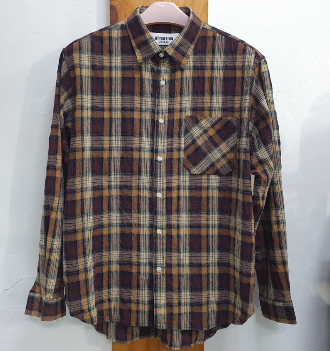 ATTENTION 체크 셔츠(105) 상품이미지1