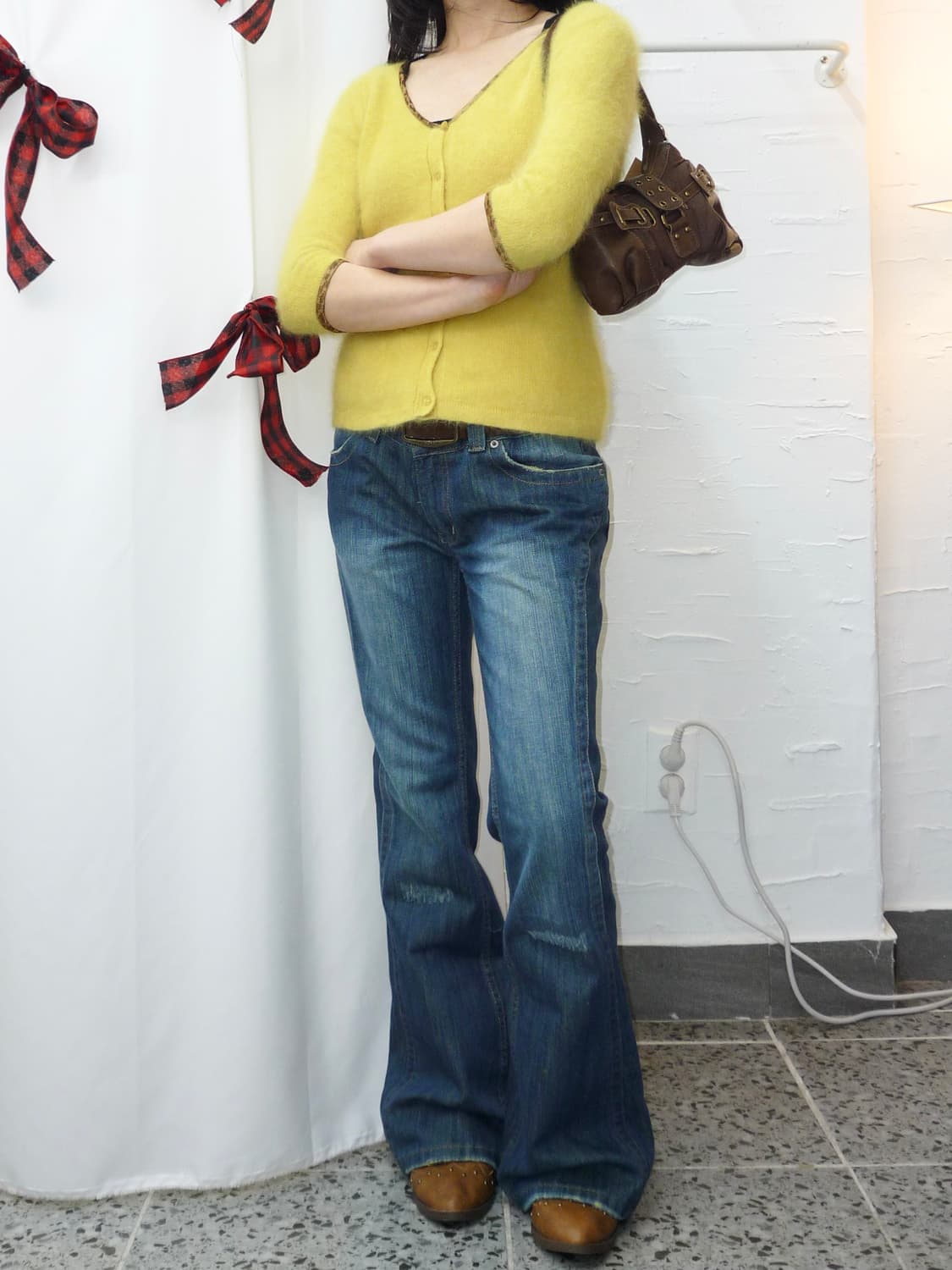 vivid yellow angora knit 상품이미지2