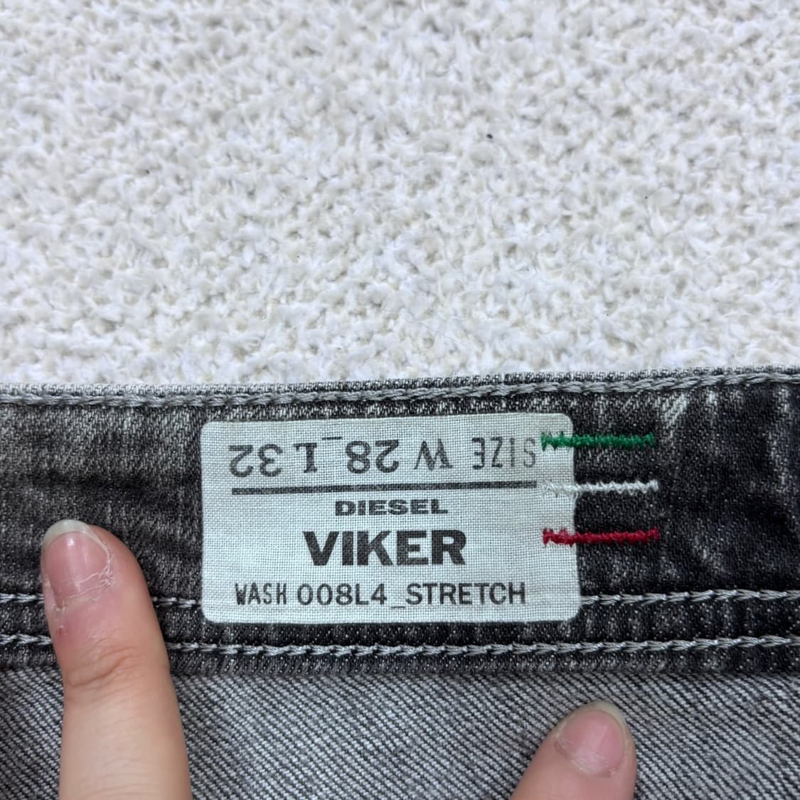 W28 L32 디젤 빈티지 워싱 데님 팬츠 0429E 상품이미지3