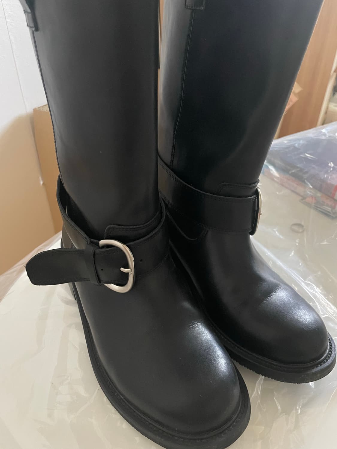 더버터크림 Belle leather half boots 상품이미지6