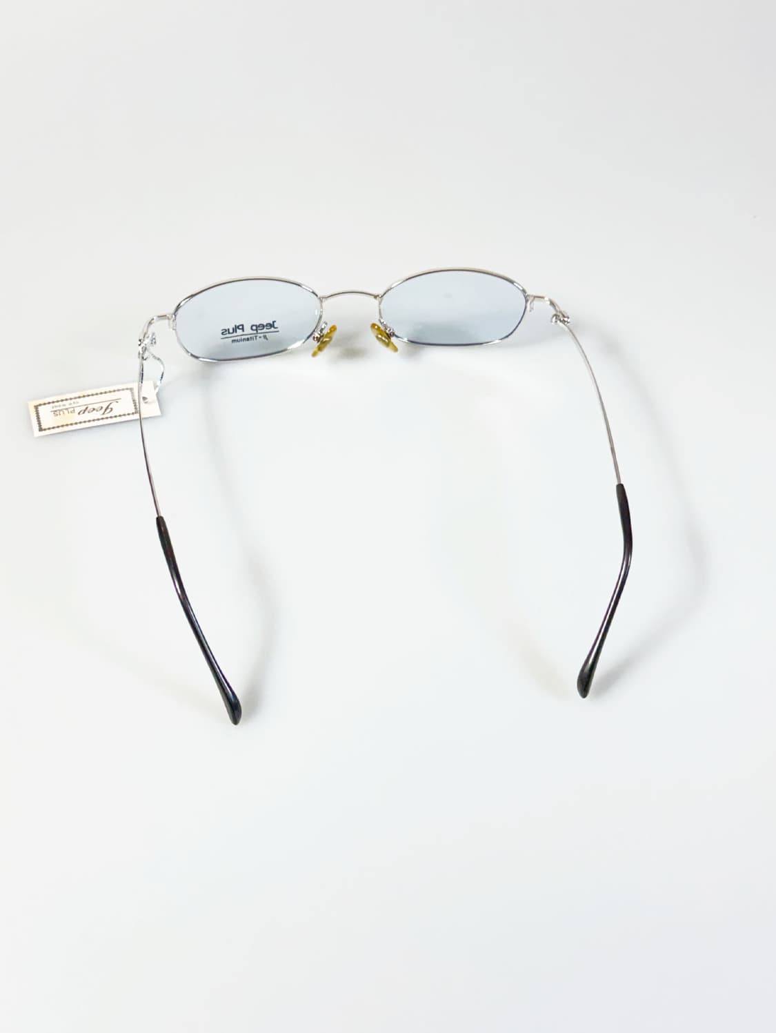 Jeep Plus 실버 티타늄 슬림 오벌 프레임 빈티지 틴트 안경 상품이미지5