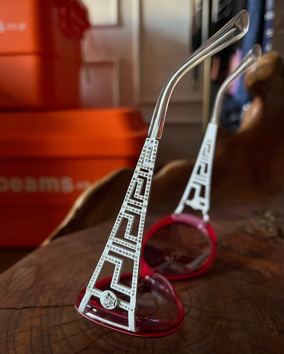 90-00s VERSACE Swarovski Trim Sunglass 상품이미지7