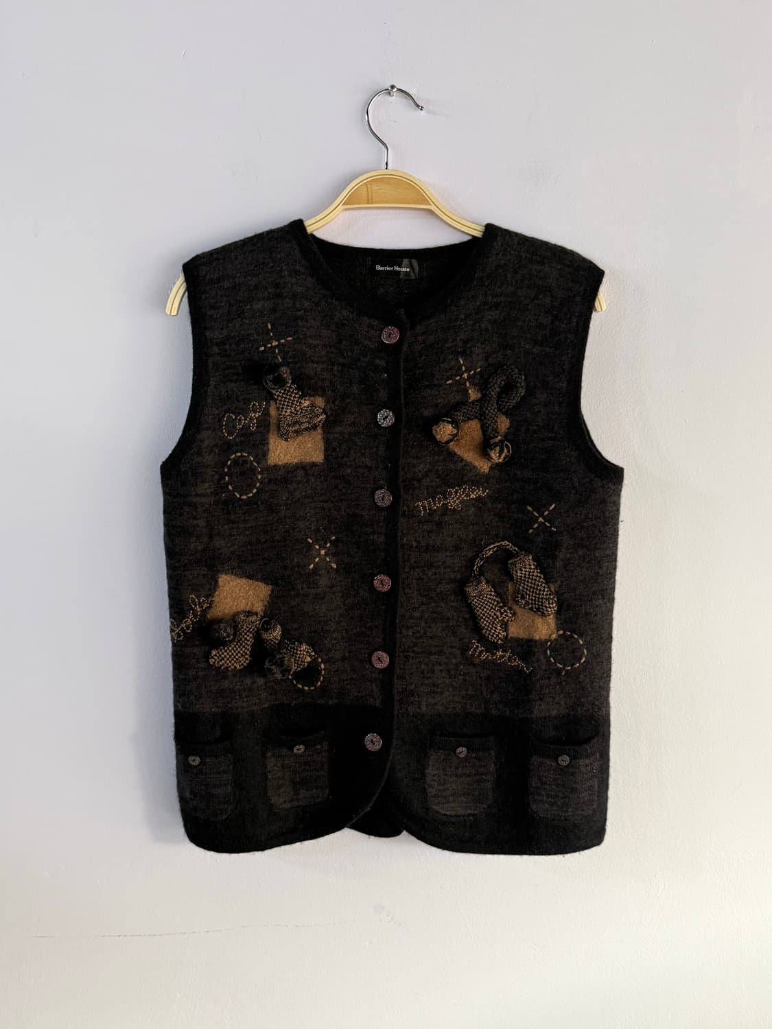 크리스마스 울 조끼 베스트 상품이미지8