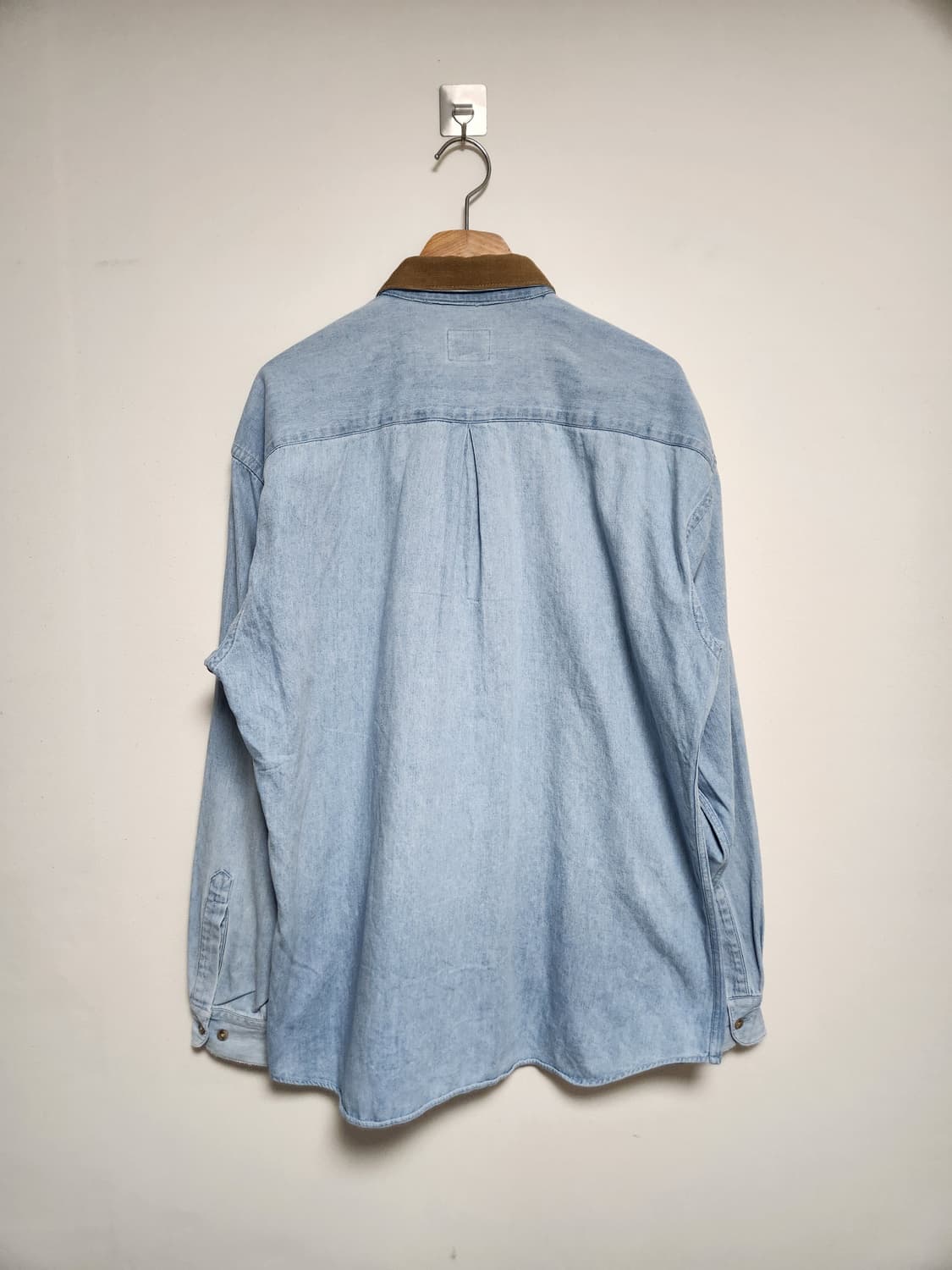 칼하트Carhartt 카라 배색 데님 셔츠 L - S196 상품이미지2