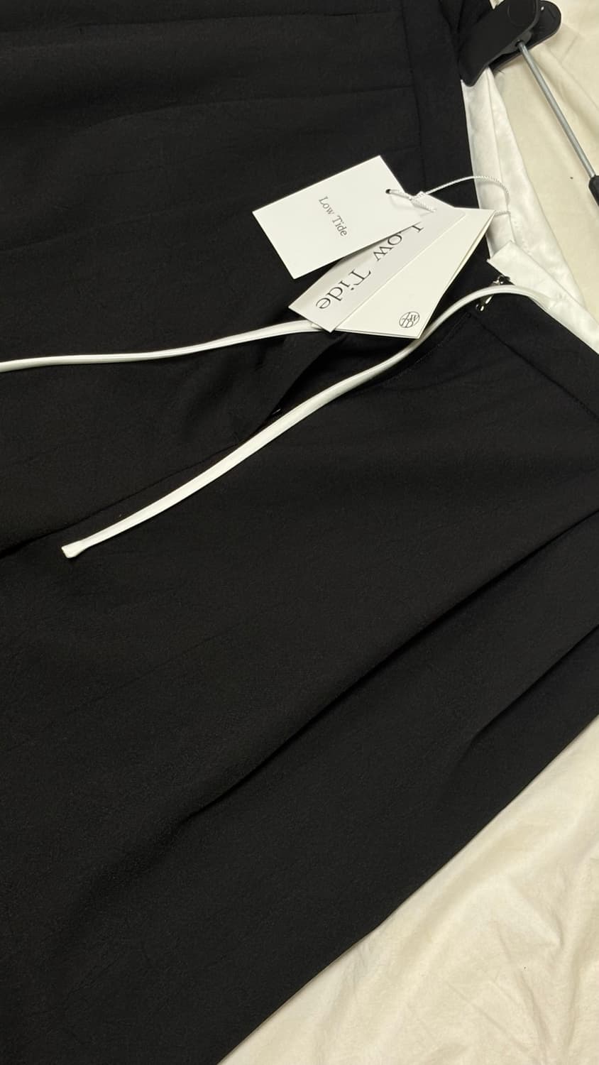 low tide / CRINKLE DOUBLE WAIST PANTS /m 상품이미지4
