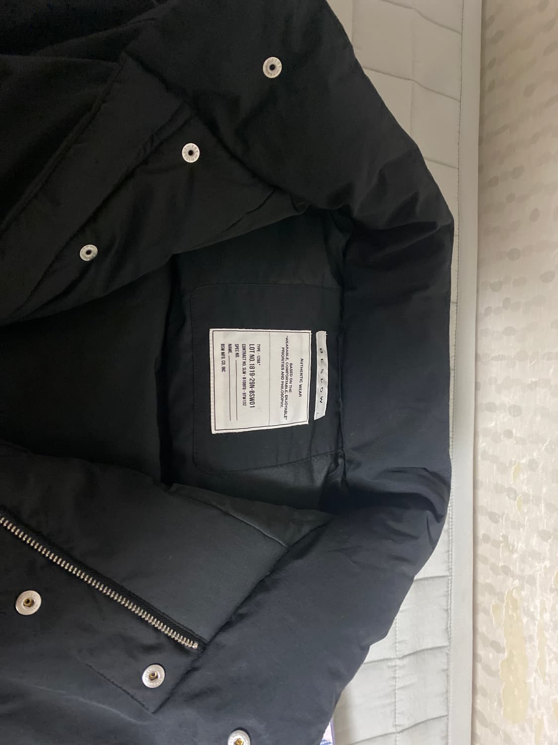 비슬로우 m65 덕다운 패딩 상품이미지1