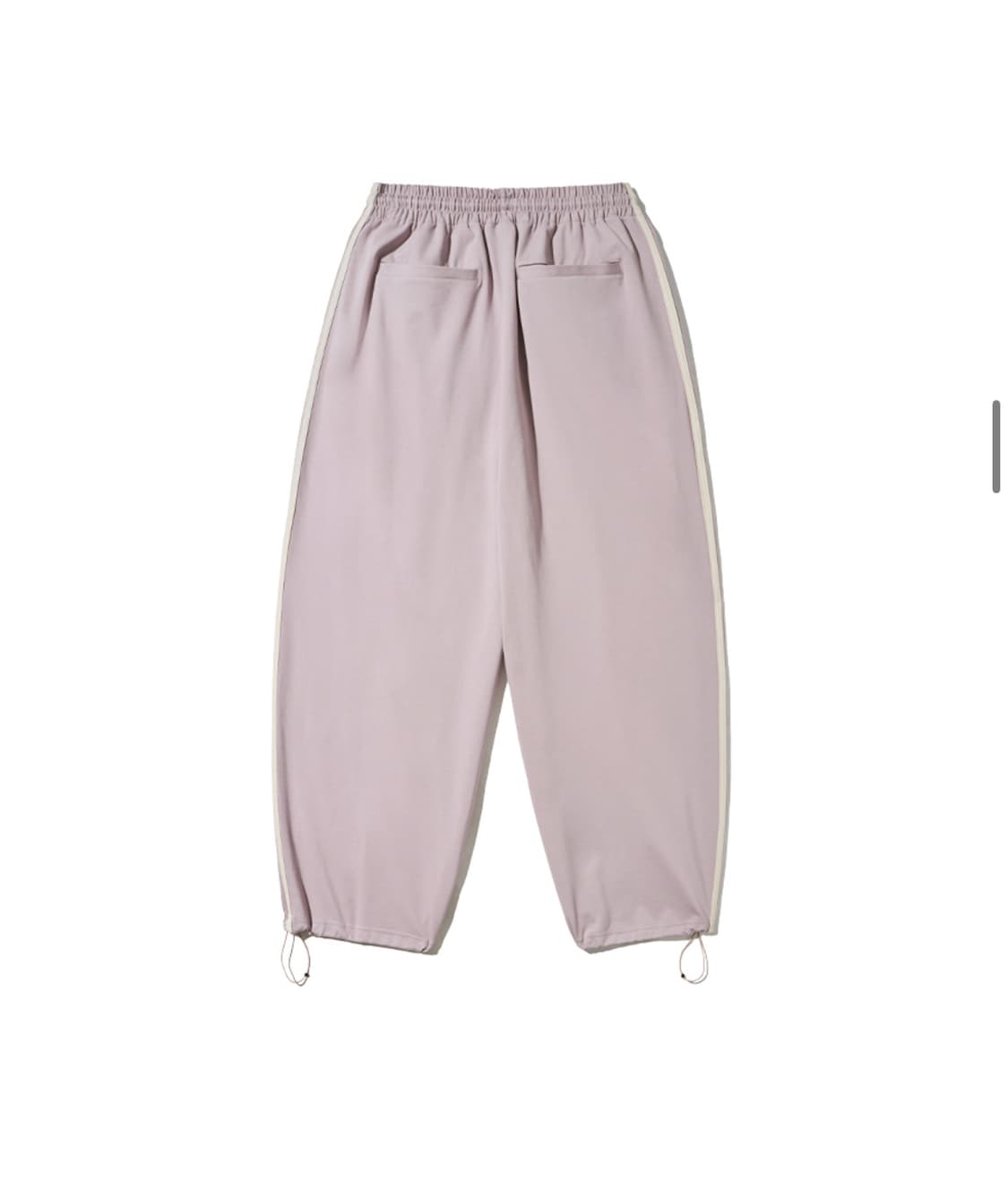 필루미네이트 핀 턱 테이핑 트레이닝 팬츠 핑크 판매 상품이미지3