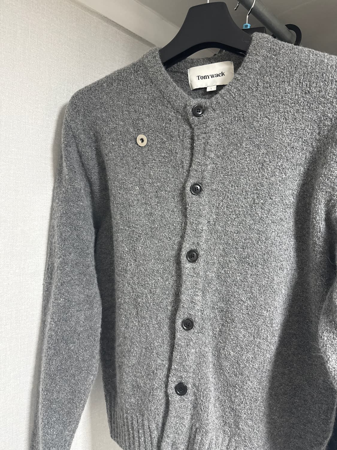 토니웩 알파카 가디건 L 상품이미지2