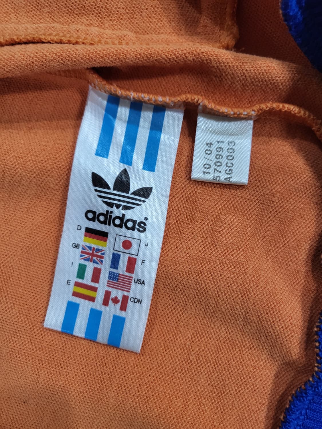 아디다스(Adidas) 트랙탑 (오렌지 & 블루) 상품이미지7