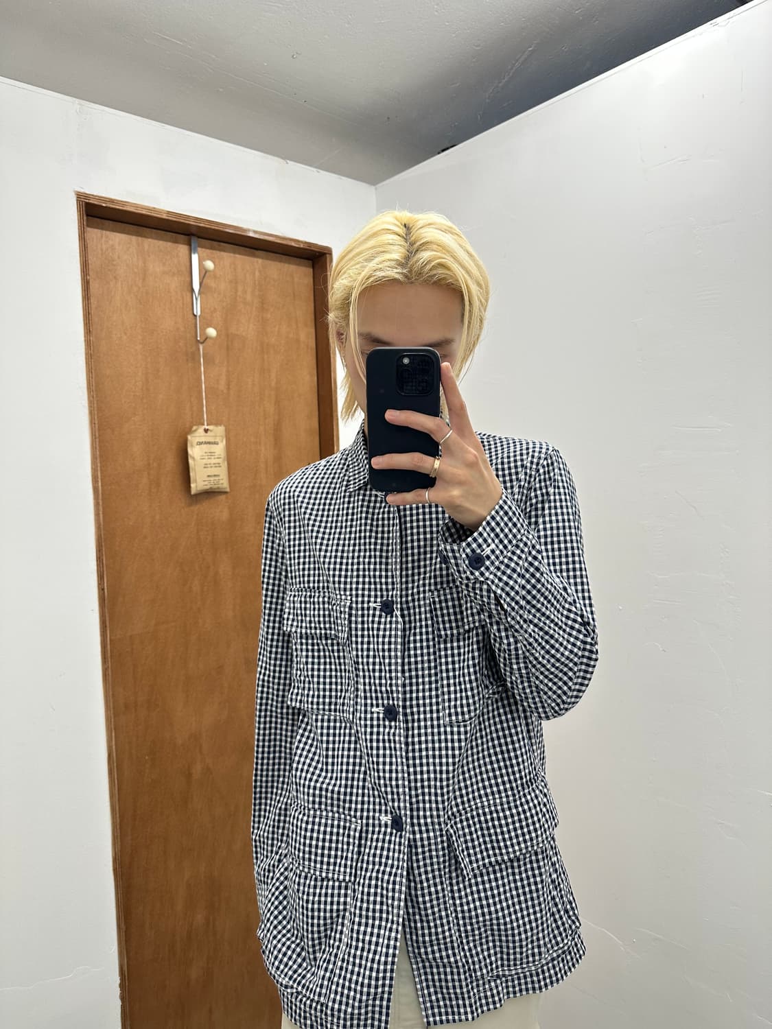 UNIVERSAL PRODUCTS Gingham Shirt Jacket 상품이미지1