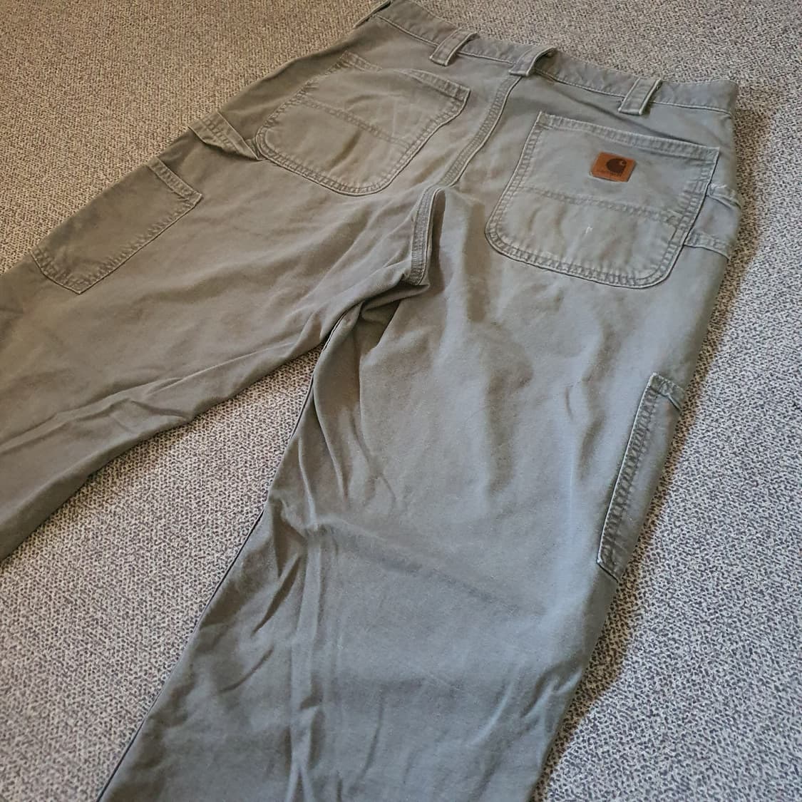 칼하트 B151 FAT 캔버스 워크 던가리 팬츠 no.94 상품이미지8