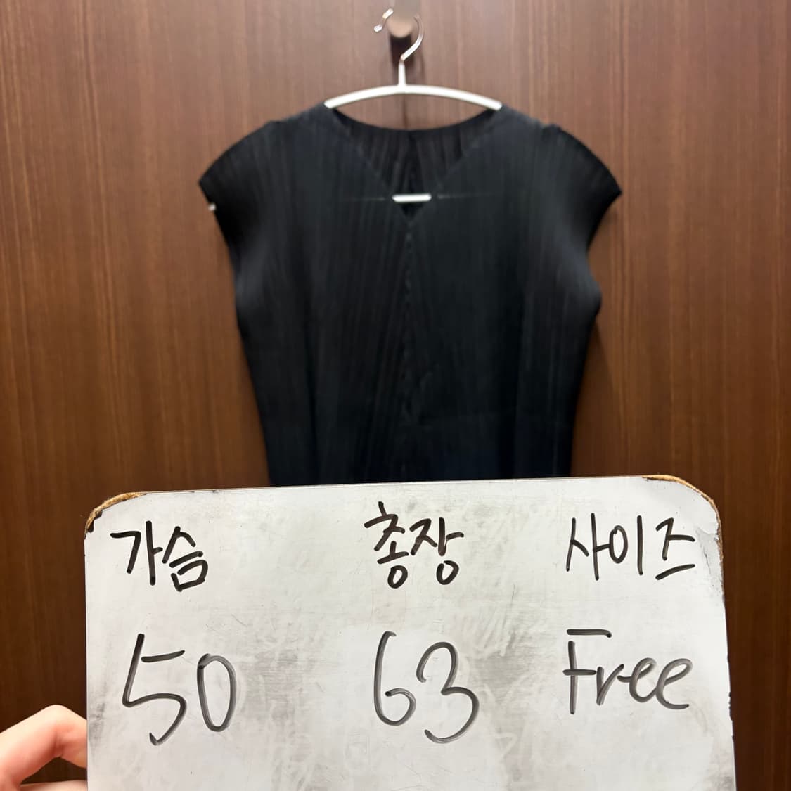 로맨틱플리츠 민소매 블라우스 상품이미지4