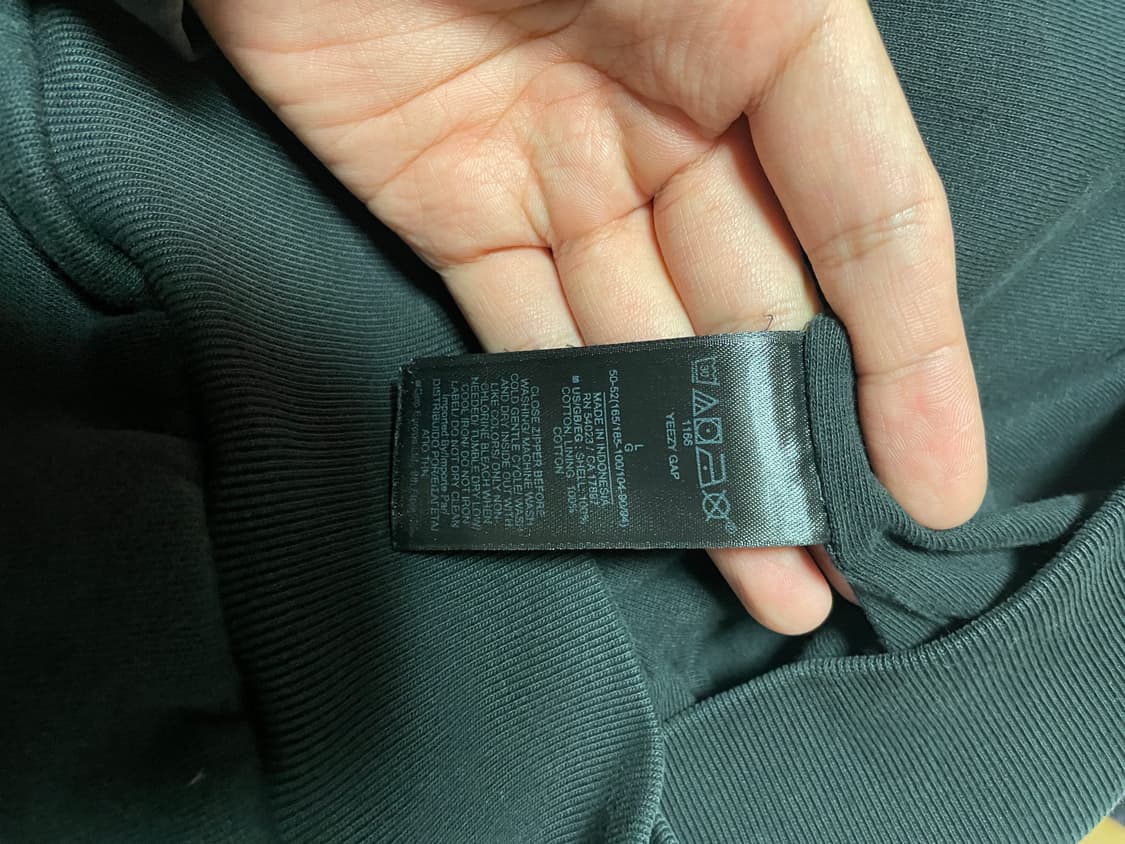 이지갭 후드집업 블랙 L 상품이미지3