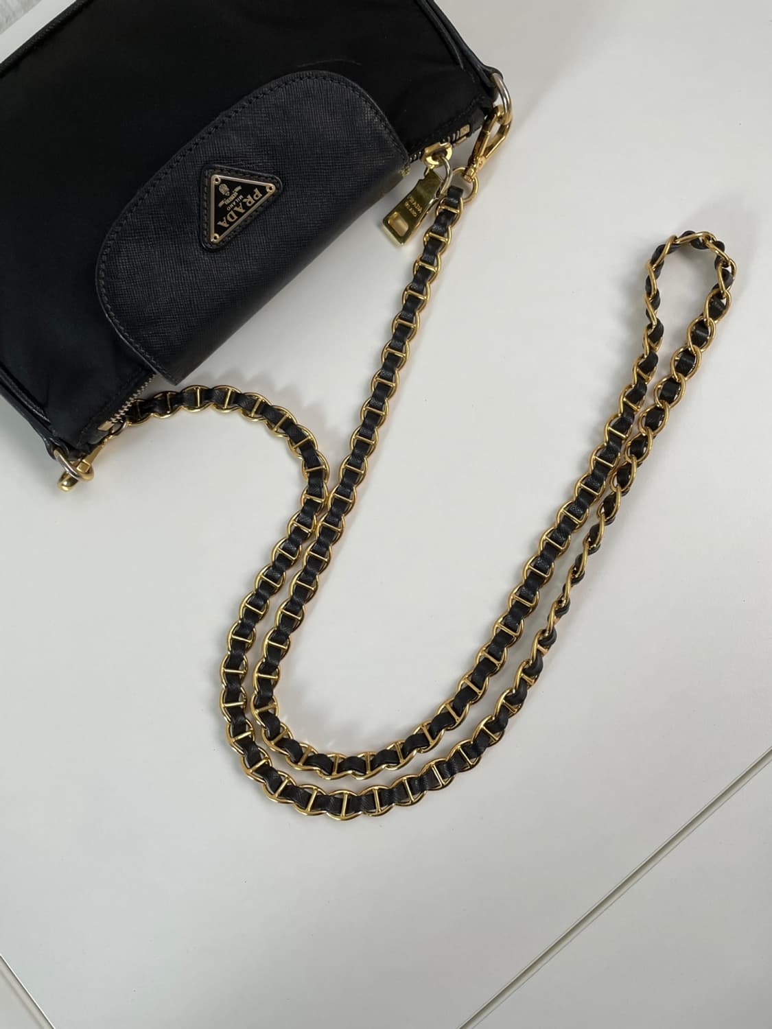 프라다 리나일론 사피아노 크로스백 상품이미지7