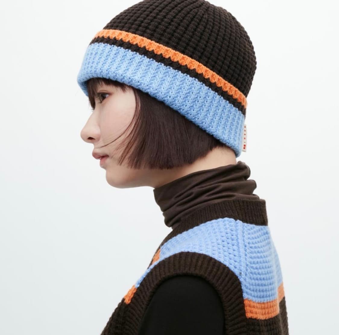 유니클로 x 마르니 팝콘 니트 비니 상품이미지1