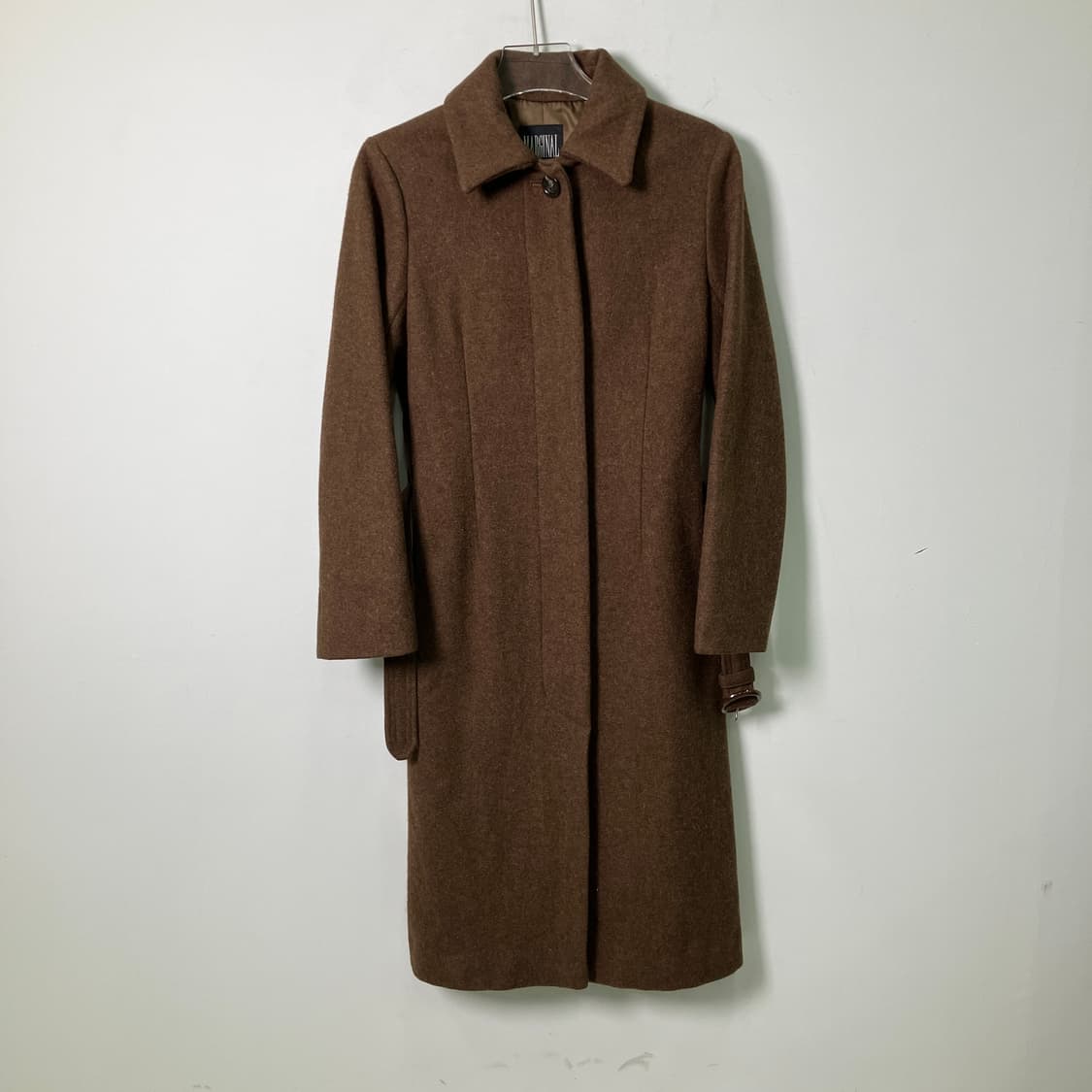 MARGINAL GLAMOR 브라운 울 트렌치코트 상품이미지1