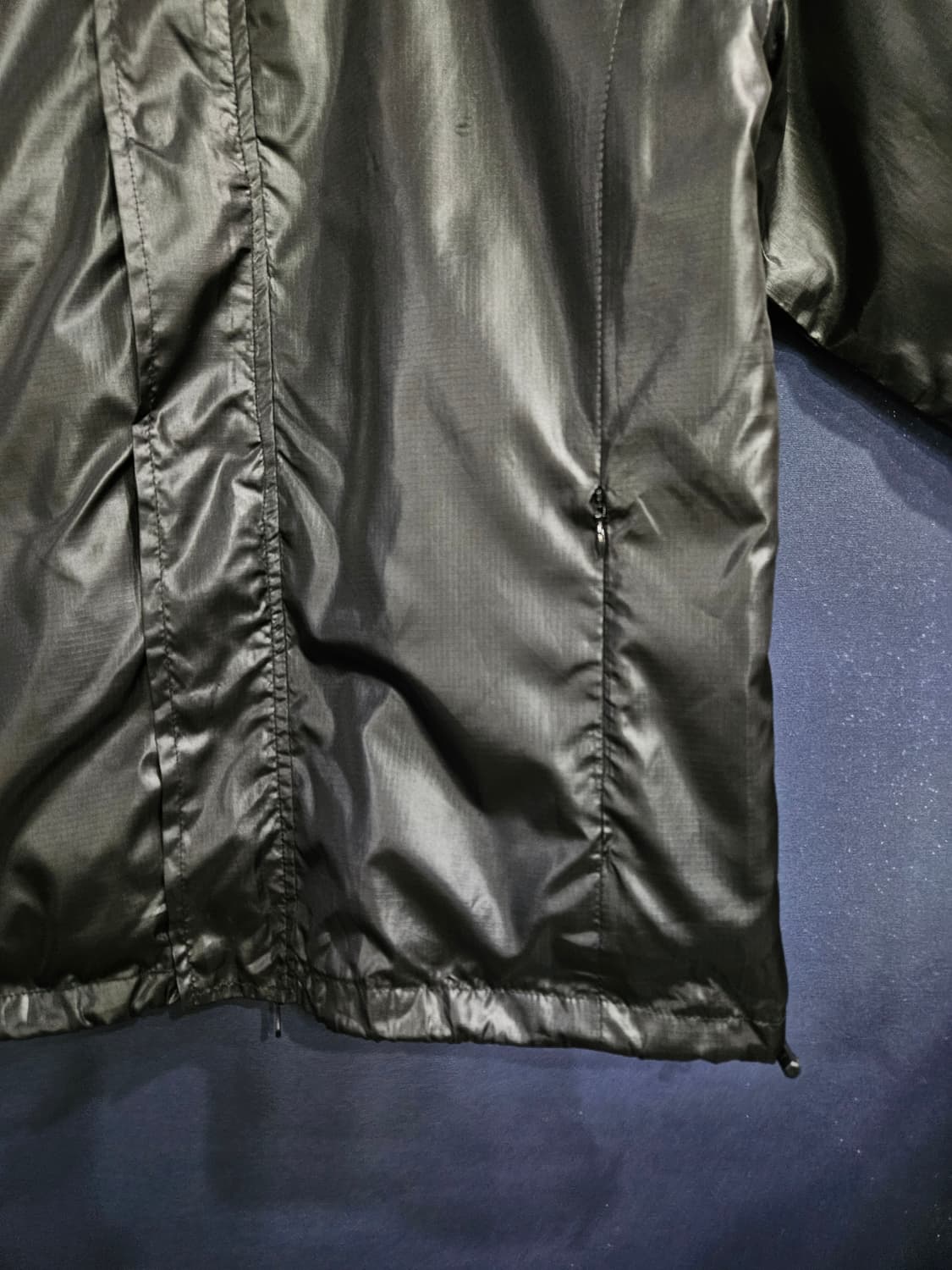 플라스틱 프로덕트 블랙 남성 세미오버핏 95 방풍 바람막이 자켓  상품이미지6