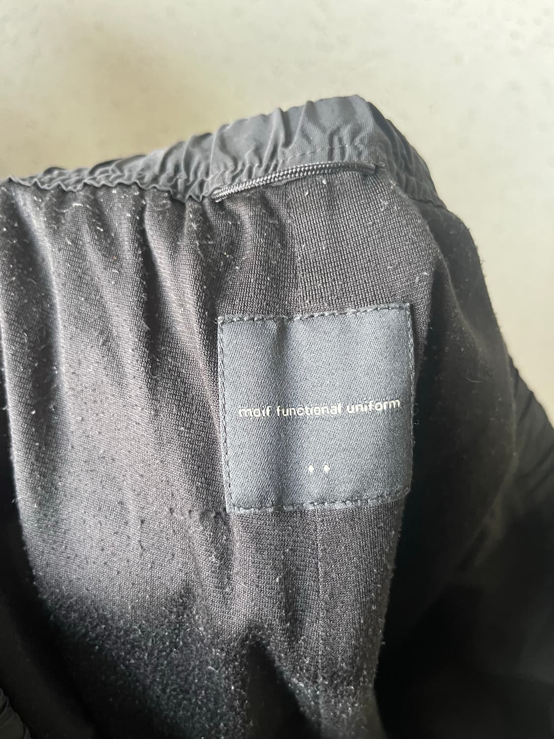 모이프 moif 유니폼 팬츠 블랙 상품이미지6