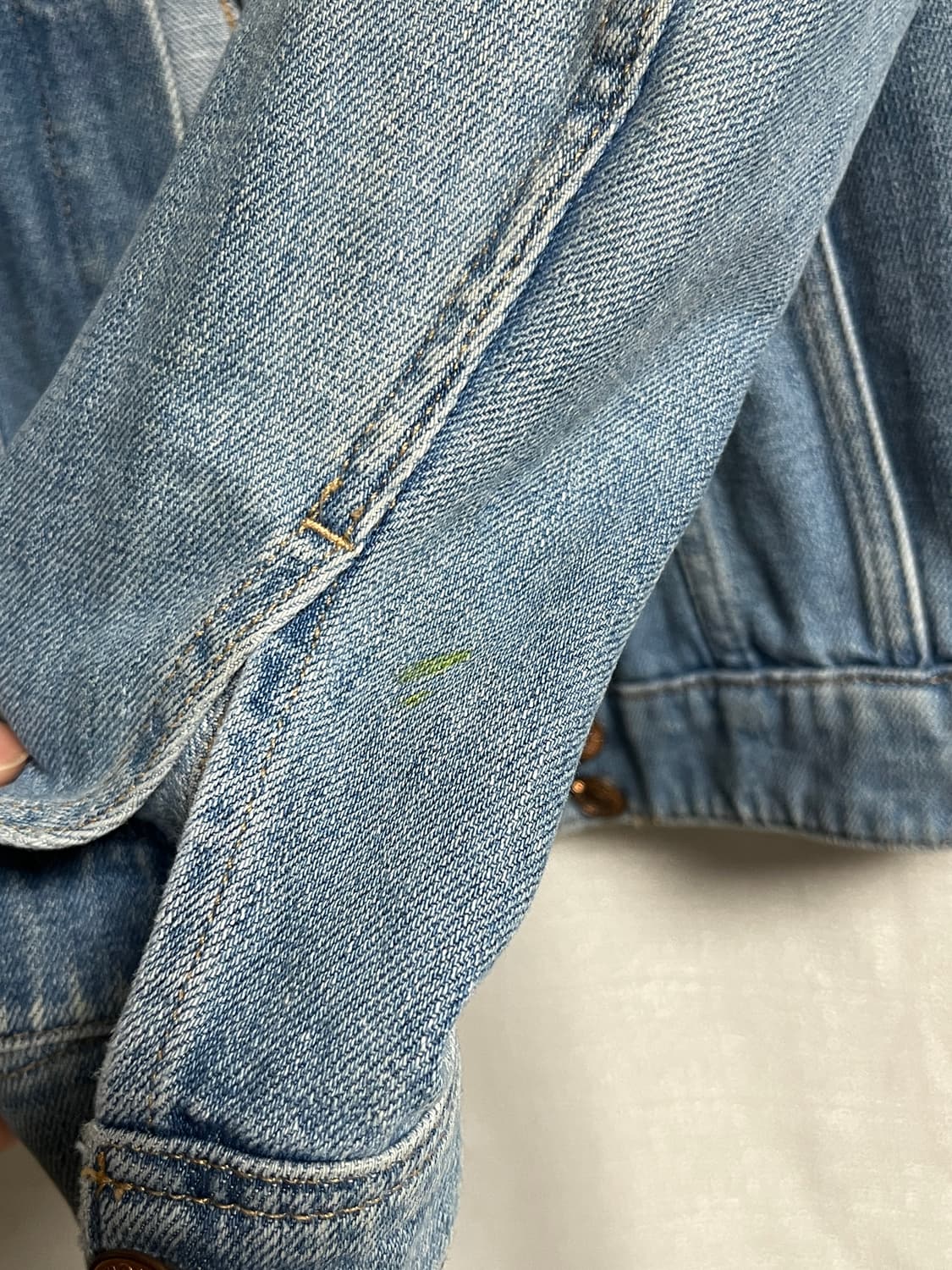 H&M 연청 데님 청자켓 S 상품이미지3