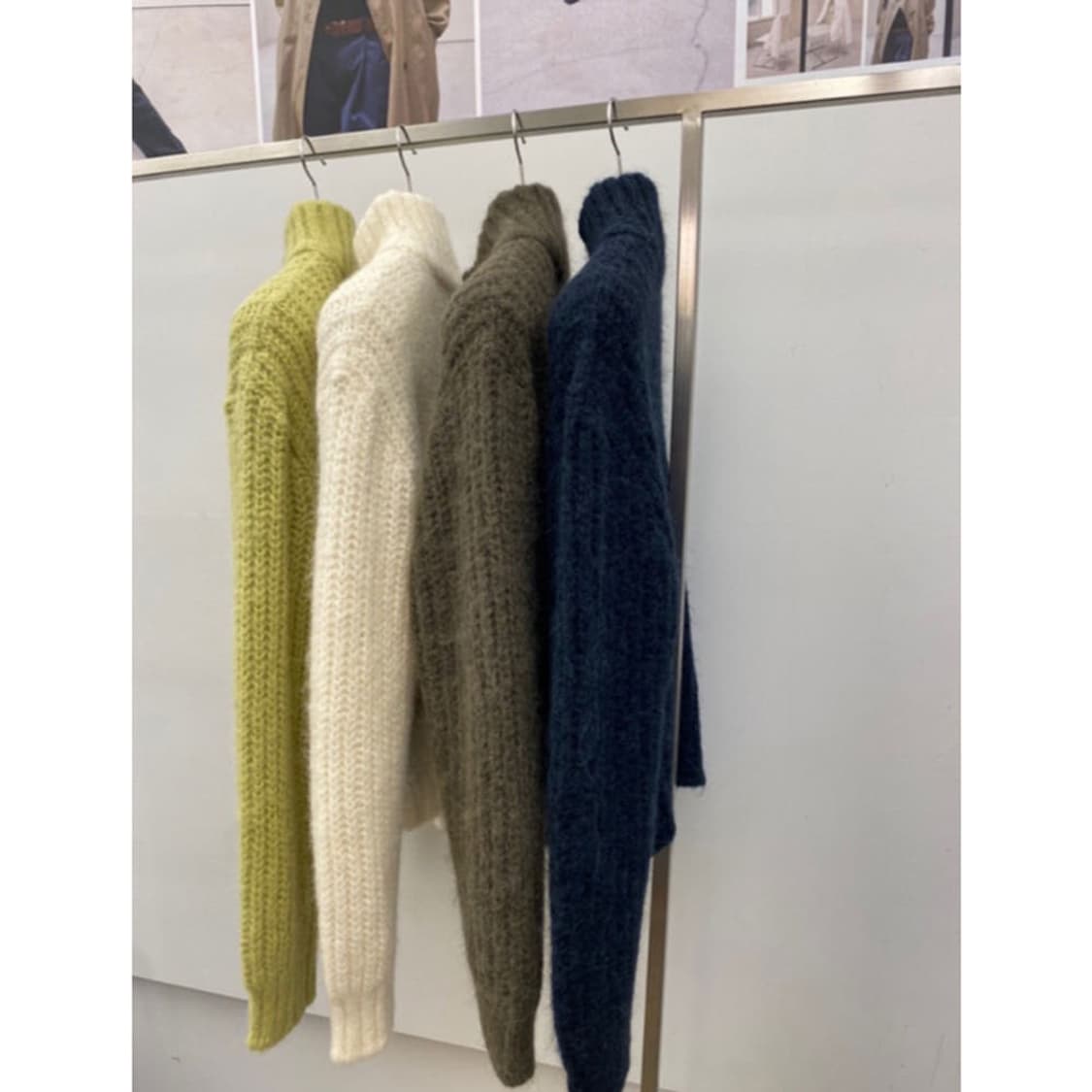 런던플랏 키드모헤어 니트집업 상품이미지3