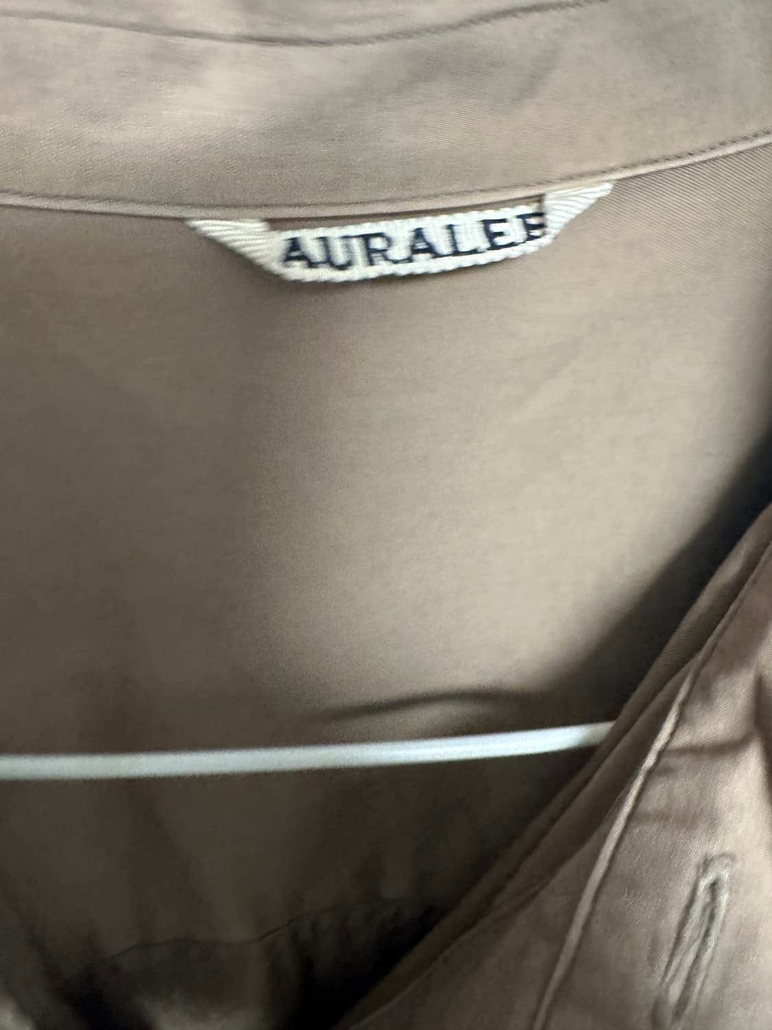 오라리 브라운 셔츠 4사이즈 상품이미지2