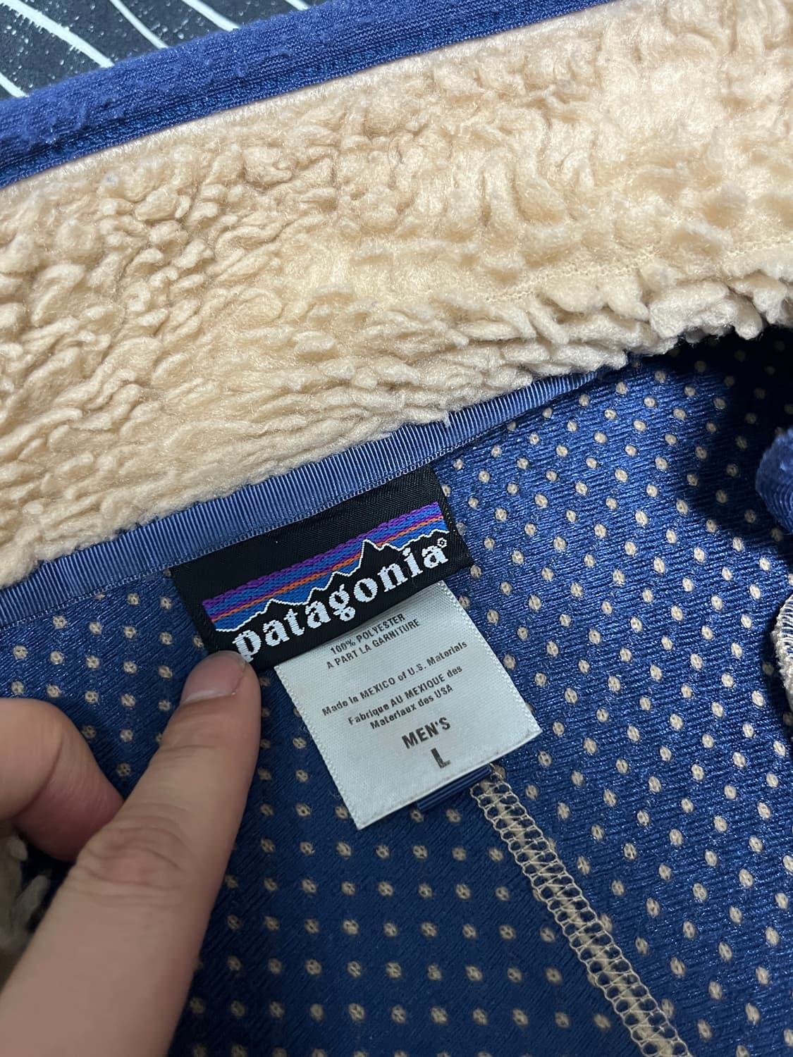 파타고니아 레트로 딥파일 네추럴 L 상품이미지5