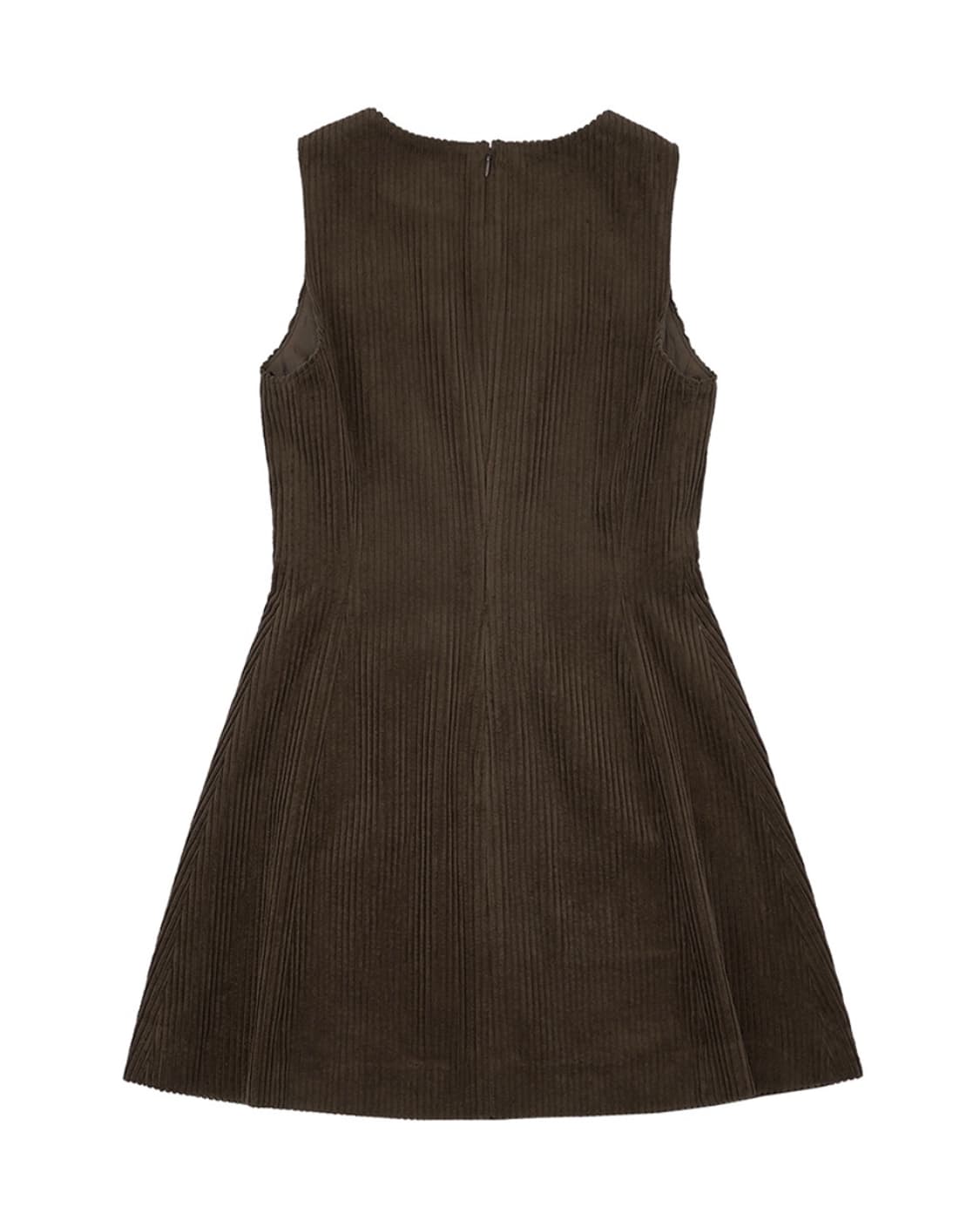 STU WOMEN CORDUROY DRESS BROWN[S] 상품이미지3