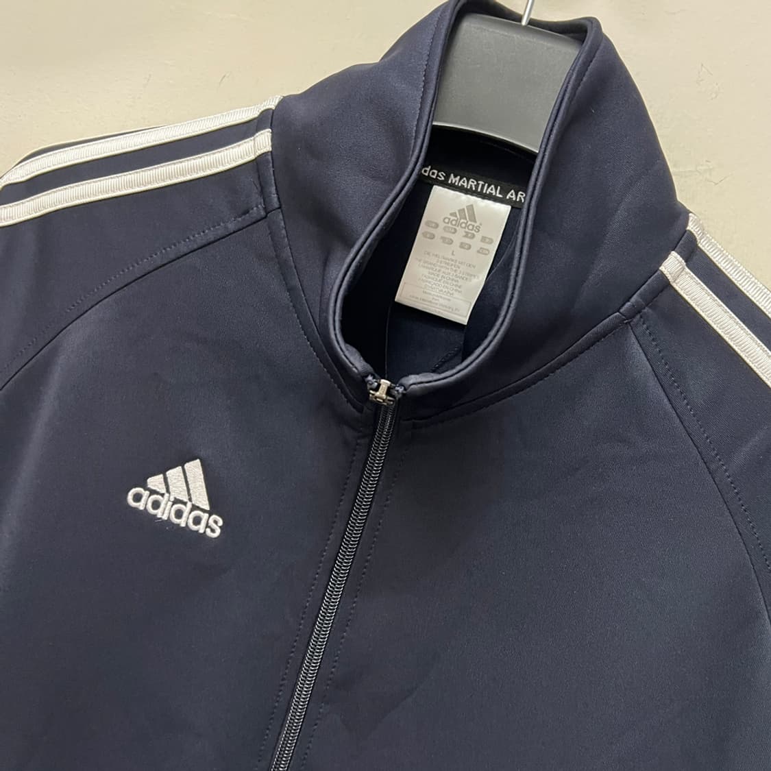 아디다스 마샬아츠 네이비 트레이닝 트랙탑 져지 L 상품이미지3