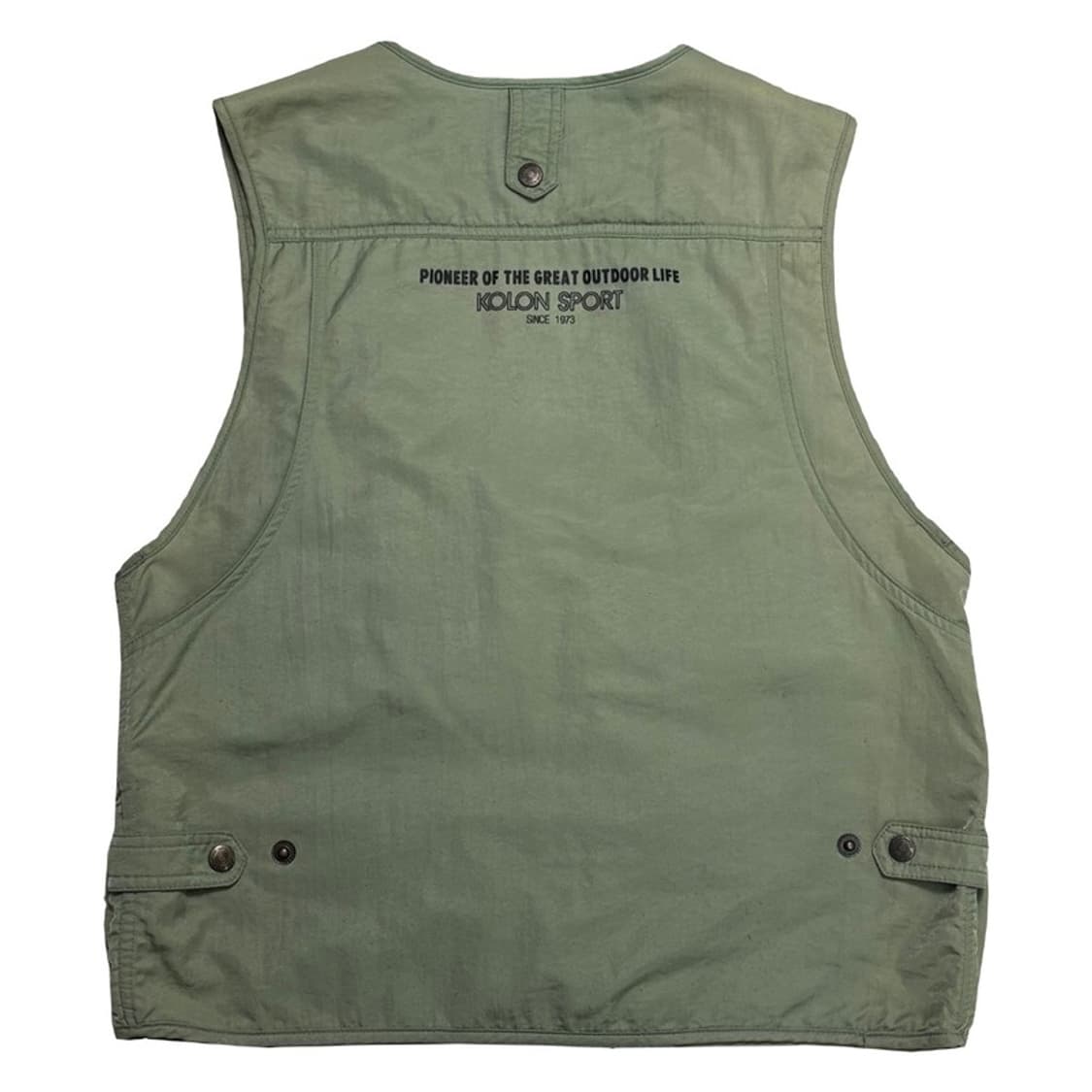 KOLON SPORT 멀티포켓 피싱 베스트 카키 90 상품이미지10