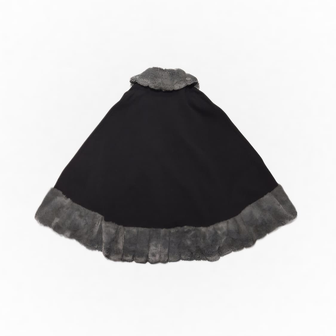 Valley 퍼 칼라 망토 상품이미지2