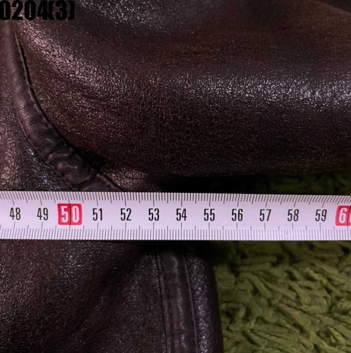 자라 무스탕 레더 자켓 상품이미지8