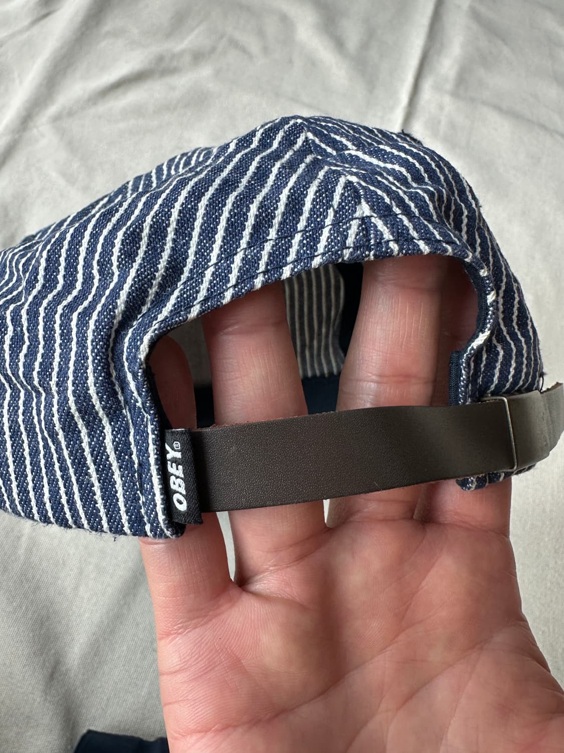 오베이 히코리 스트라이프 스트랩백 볼캡 OS 상품이미지9