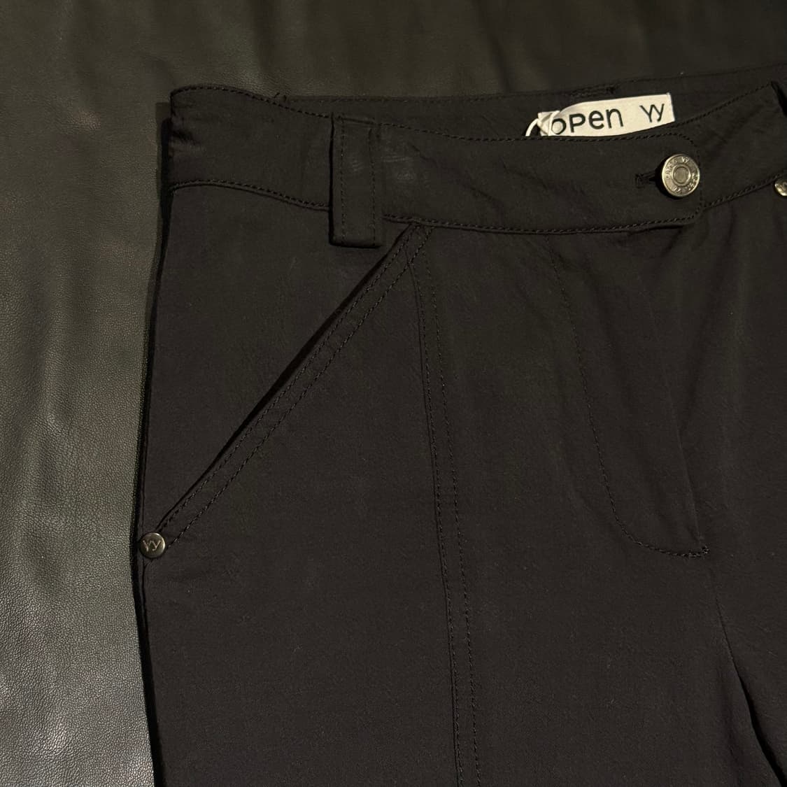 오픈 와이와이 블랙 부츠컷 팬츠 상품이미지5