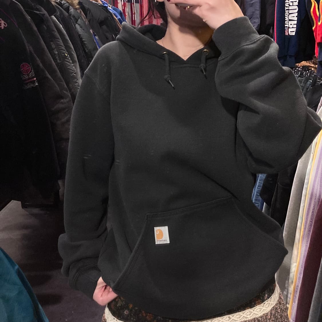 [IM] 칼하트 오리지널핏 후드티 블랙 상품이미지4