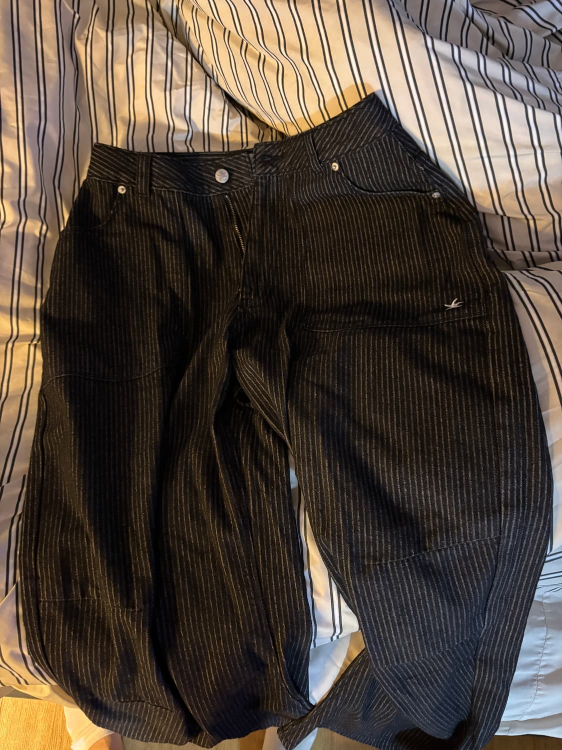 The Coldest Moment 스트라이프 바지 M 상품이미지1