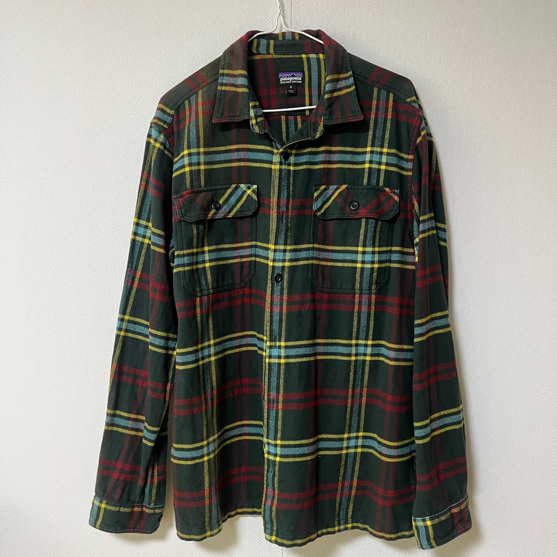 파타고니아 오가닉코튼 플라넬 체크 셔츠 m 상품이미지1