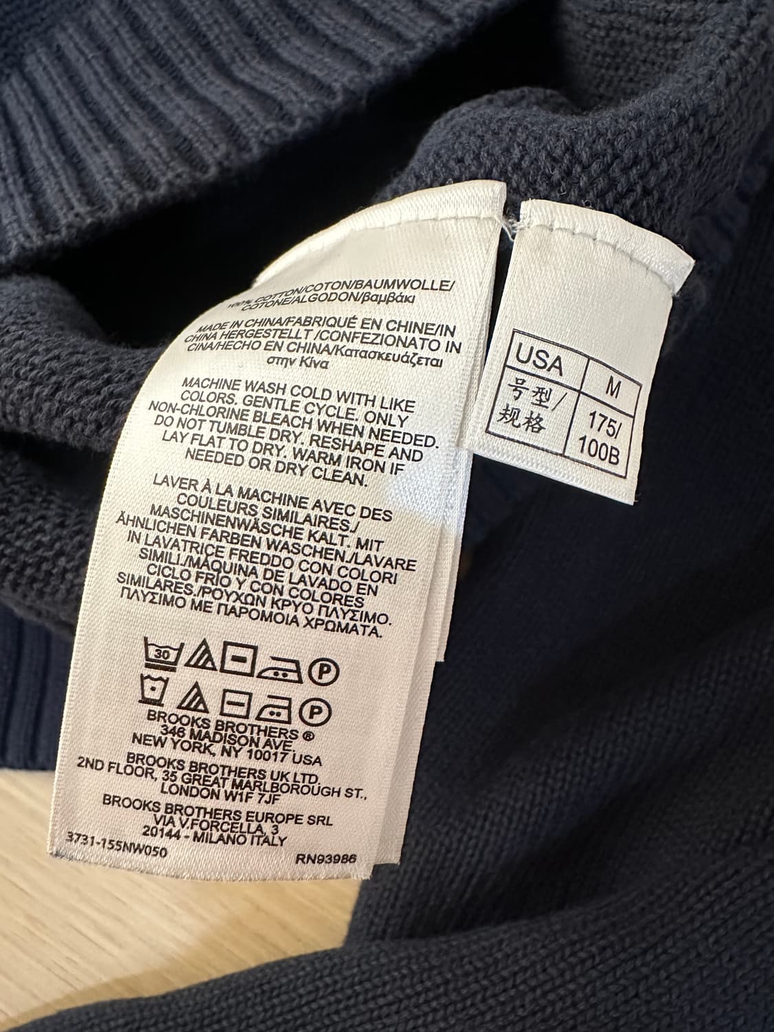 브룩스브라더스 세일보트 크루넥 니트스웨터 M 상품이미지6
