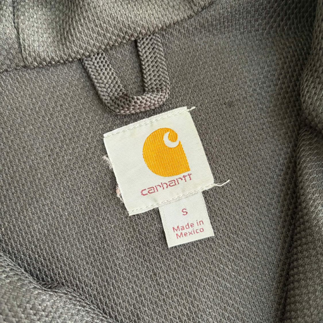 칼하트 그레이 써멀 헤비웨이트 후드집업 희귀져지(S) 상품이미지4