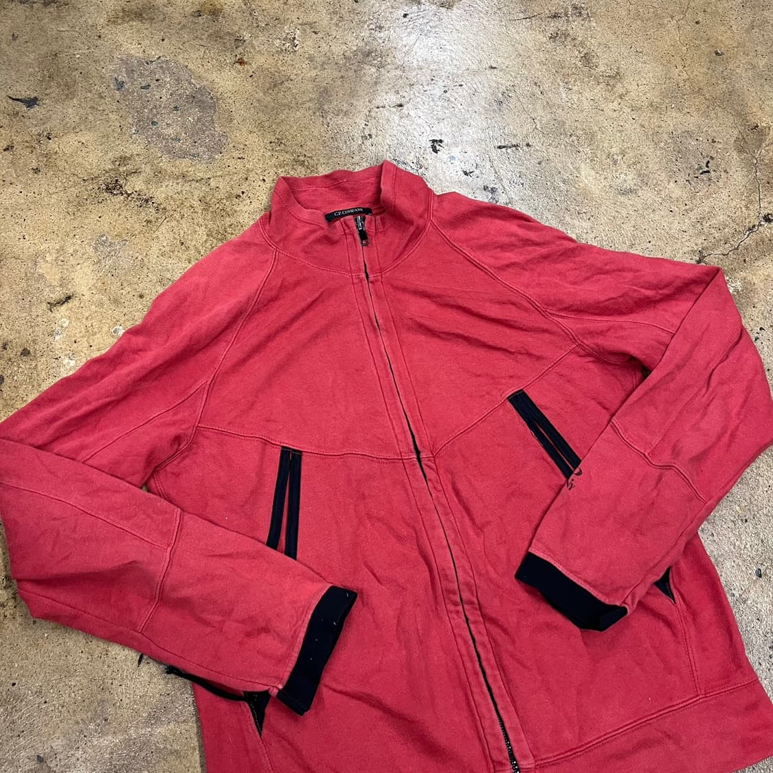 [정품/105] c.p.컴퍼니 빈티지 집업 레드 b14 상품이미지1