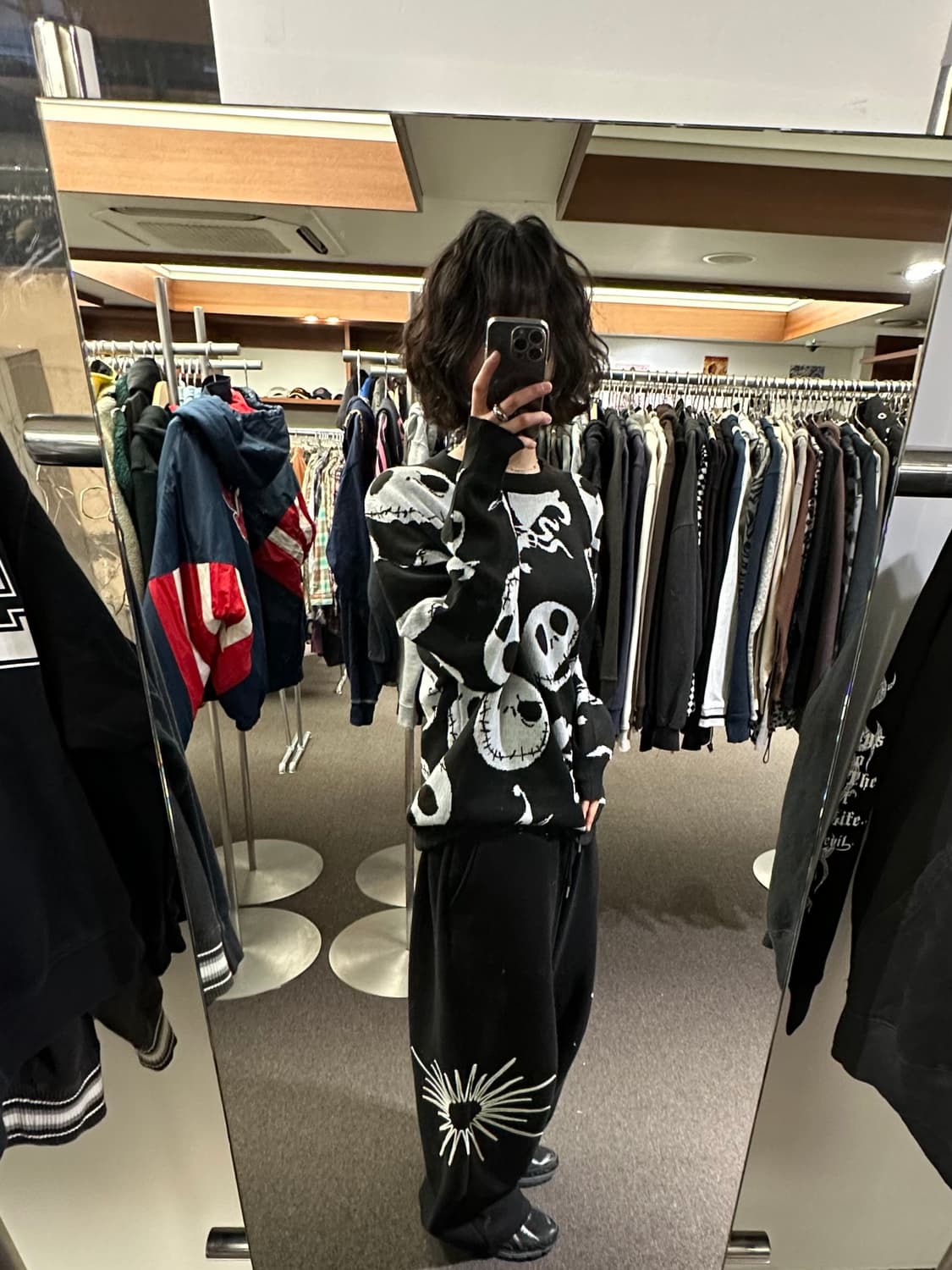 M)디즈니 빈티지 캐릭터 니트 스웨터 상품이미지1