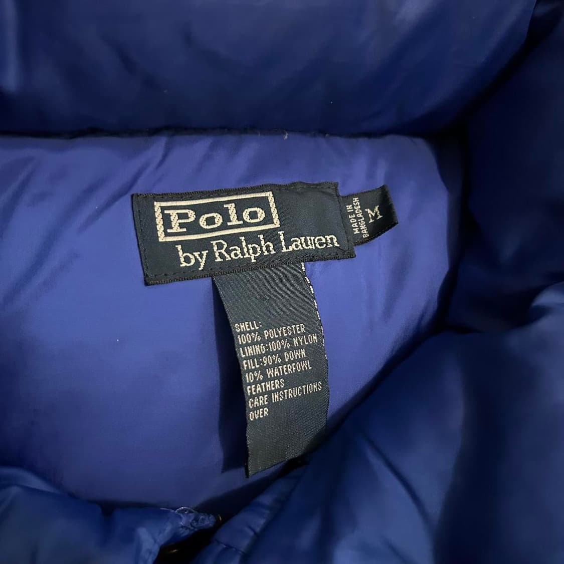 폴로 랄프 로렌의 로열 블루 패딩 자켓 상품이미지3