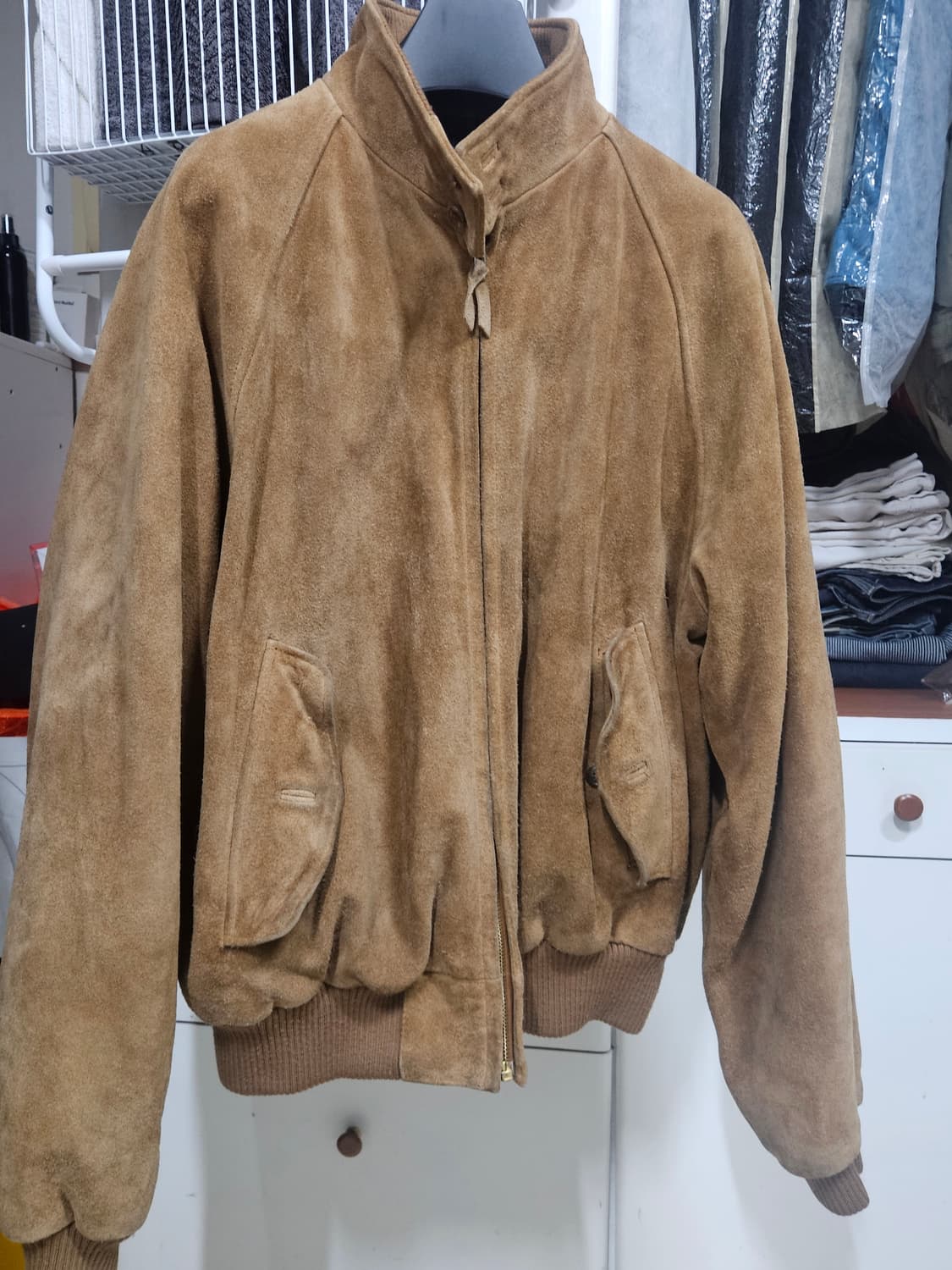 폴로 랄프로렌 스웨이드 자켓 상품이미지1