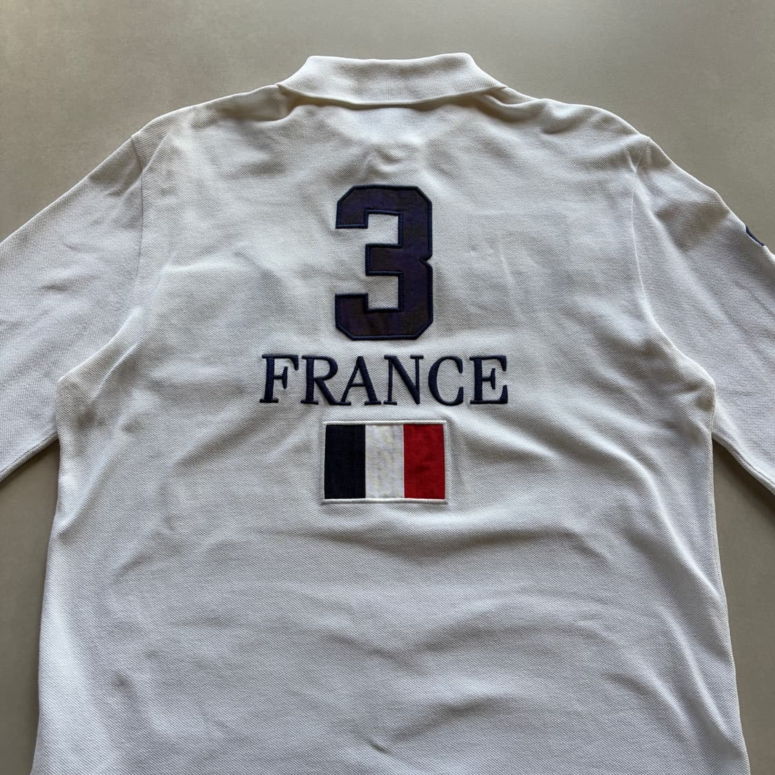 [M]폴로 랄프로렌 빅포니 프랑스 화이트 PK 롱슬리브 상품이미지4