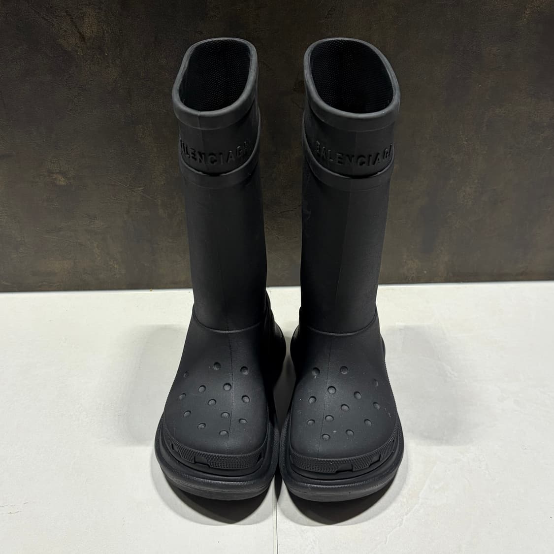 발렌시아가 크록스 레인부츠 36 상품이미지1