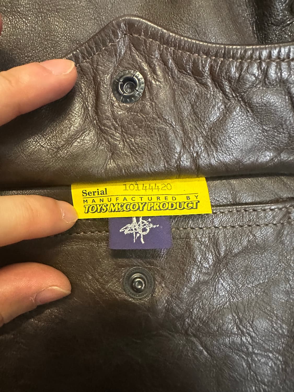 토이즈 맥코이 a2 말가죽 자켓 40사이즈 상품이미지5